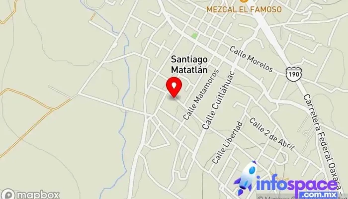mapa de ecos Mezcal Sustentable  en Santiago Matatlán