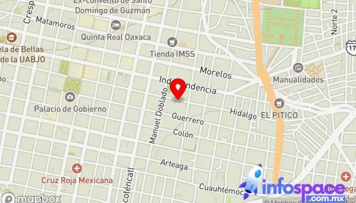 mapa de EDGE Group Empresa de software en Oaxaca de Juárez