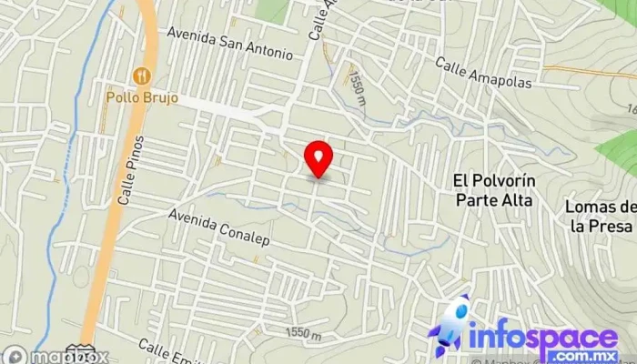 mapa de EDUCACION YPROMOCIÓN CALASANZ AC Consultora de administración empresarial en San Antonio de la Cal