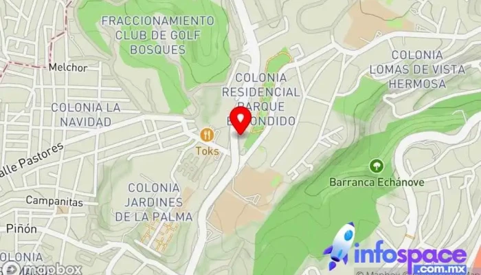 mapa de Efficientix México y Centroamérica | Oracle NetSuite Partner Consultora informática, Asesor, Oficinas de empresa, Empresa de software en Cuajimalpa de Morelos, Ciudad de México