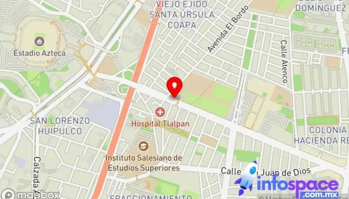 mapa de El Bordo Bus stop en Ciudad de México