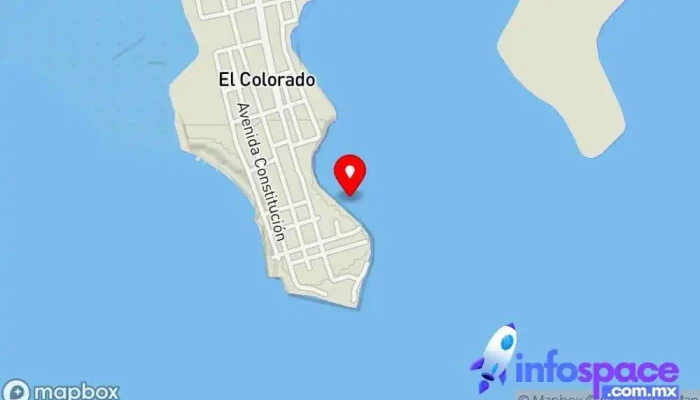 mapa de El Colorado, Ahome, Sinaloa Área de pesca en El Colorado