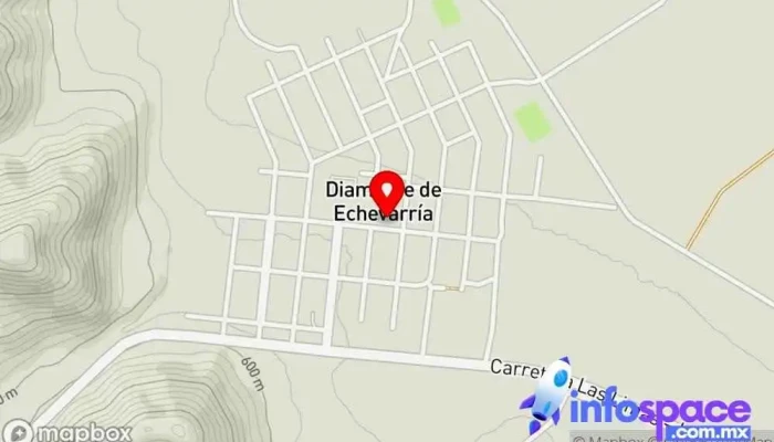 mapa de El Diamante de Echeverría  en El Diamante de Echeverría