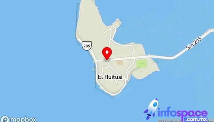 mapa de El Huitussi Restaurante en El Huitussi y Anexos