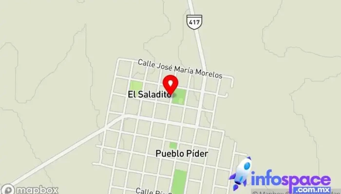 mapa de El Saladito  en El Saladito