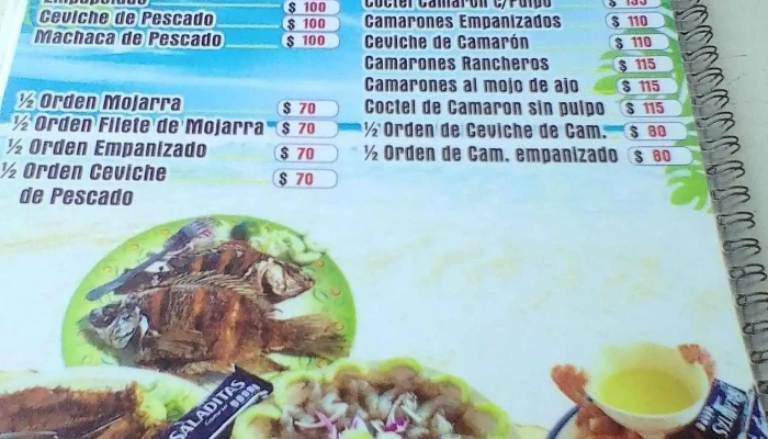 El Templete Sanalona -  Carta - Sanalona
