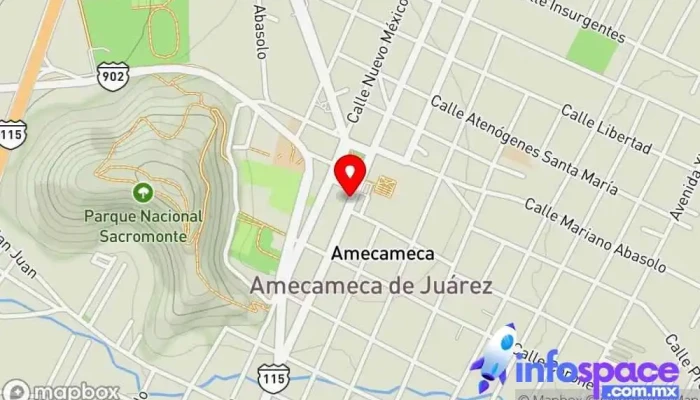 mapa de Empresarial Corp  en Amecameca de Juárez