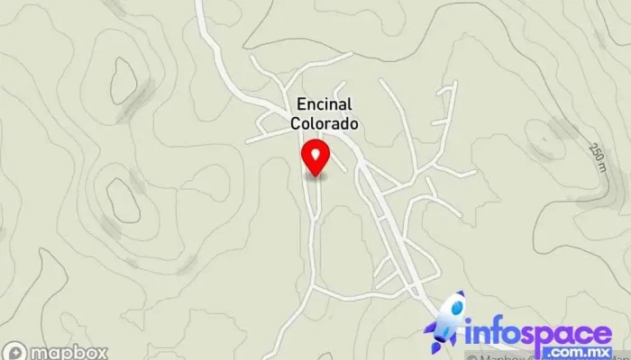 mapa de Encinal Colorado  en Encinal Colorado