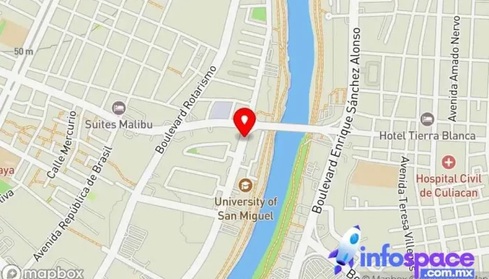 mapa de Enlace TI Empresa de software en Culiacán Rosales