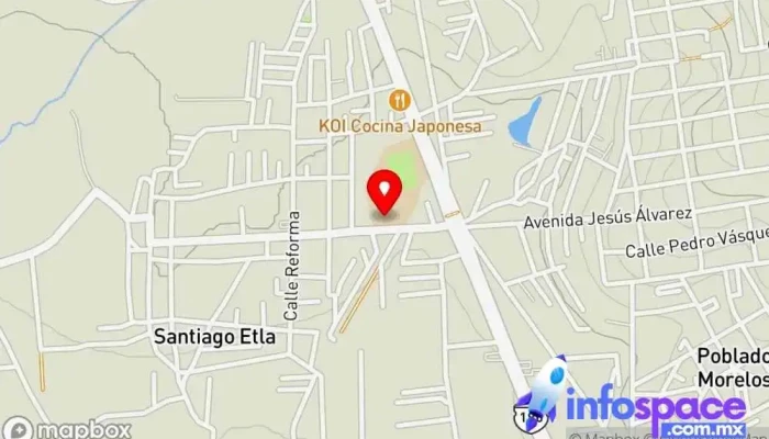 mapa de Escuela Secundaria Federal 