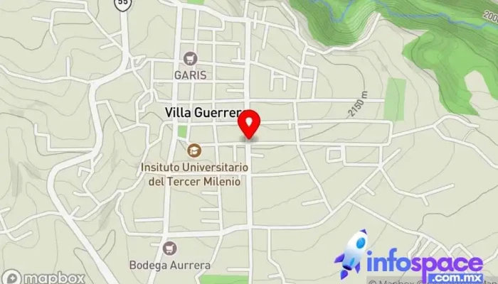 mapa de Estación de Autobuses Libertad - (Águila & Flecha Roja) Agencia expendedora de billetes de autobús en Villa Guerrero