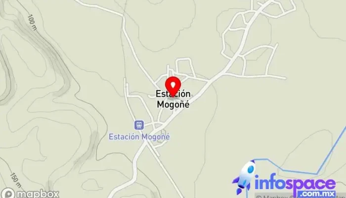mapa de Estación Mogoñé  en Estación Mogoñé