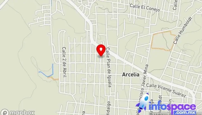 mapa de Estrella Blanca / Costa Line AERS  en Arcelia
