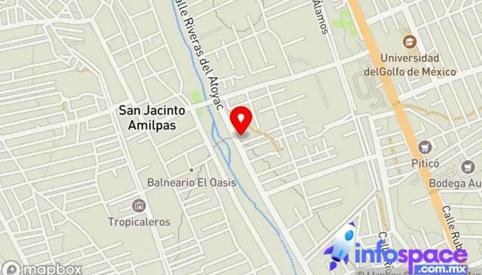 mapa de Etesa de C.V. Consultora financiera en San Jacinto Amilpas