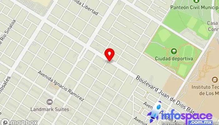 mapa de Factor Informático de Negocios Empresa de software en Los Mochis