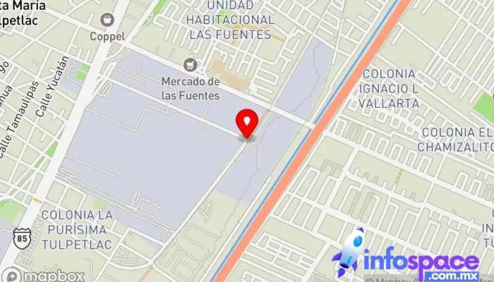 mapa de FR Terminales Oficinas de empresa en Ecatepec de Morelos