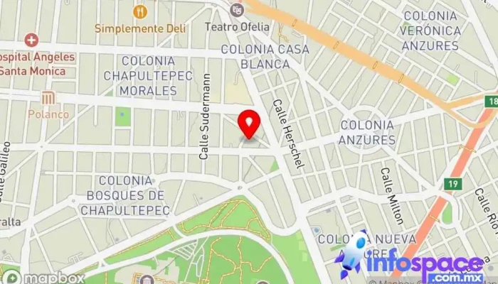 mapa de Freeway Consulting Empresa de software, Asesor en Miguel Hidalgo, Ciudad de México