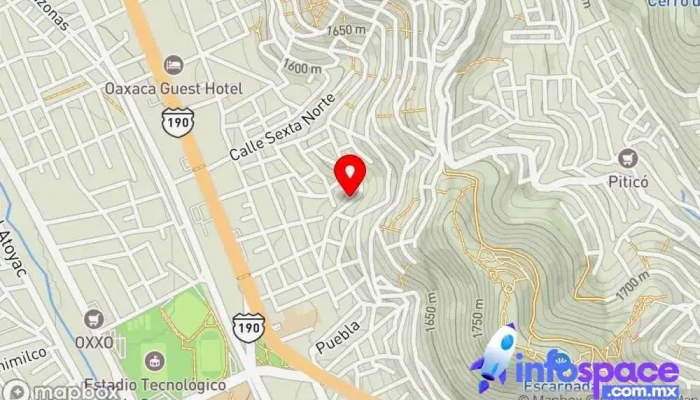 mapa de G-AMBIENTAL A.C Oficinas de empresa en Oaxaca de Juárez