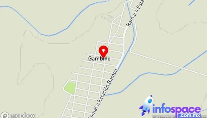 mapa de Gambino  en Gambino
