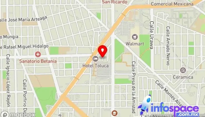 mapa de Garis La Luna Centro comercial en Toluca de Lerdo