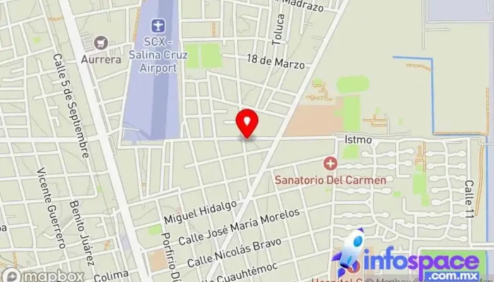 mapa de GESTORIAS SEP OAXACA Asesor educativo en Salina Cruz