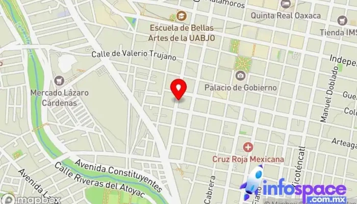 mapa de Gigraph Centro Creativo Consultora de marketing en Oaxaca de Juárez