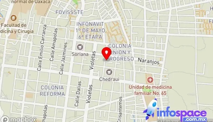 mapa de Gilbert Empresa de software, Consultora informática en Oaxaca de Juárez