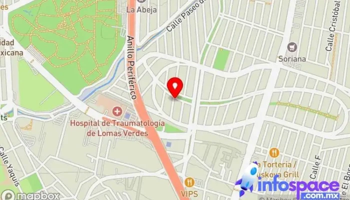 mapa de Global IT México Asesor, Consultora financiera, Consultora de marketing en Naucalpan de Juárez