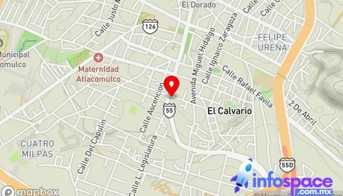 mapa de GRUPO ANTONIO MÉXICO. FIRMA LEGAL & CORPORATIVA Servicios legales en Atlacomulco de Fabela