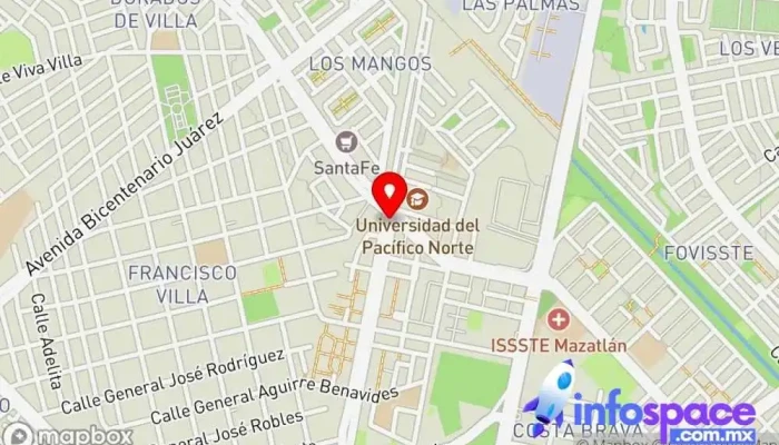 mapa de Grupo Castillo Servicio de registros contables en Mazatlán