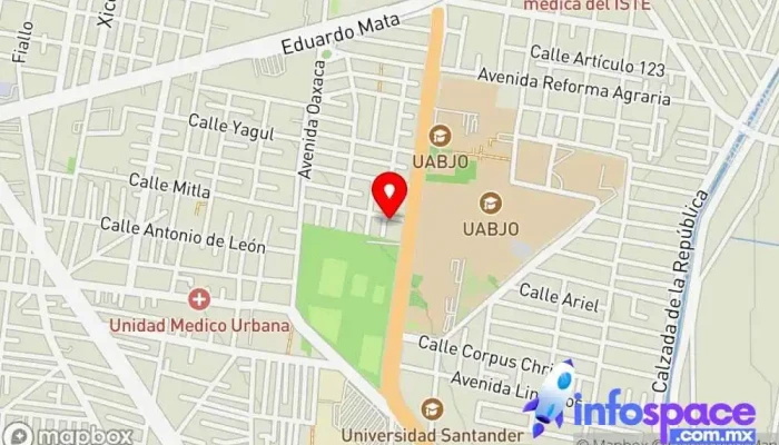mapa de Grupo Consultor BUCOFI ORIENTA Oficinas de empresa en Oaxaca de Juárez