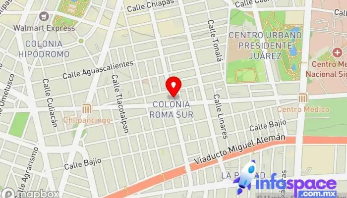 mapa de Grupo Consultoría Informática Integral S.A. de C.V. Consultora de administración empresarial en Cuauhtémoc, Ciudad de México