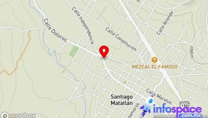mapa de Grupo DAMERSA Imprenta Digital Imprenta, Tienda de informática, Diseñador gráfico en Santiago Matatlán