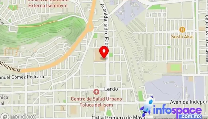mapa de Grupo Omega TI Consultora de administración empresarial en Toluca de Lerdo