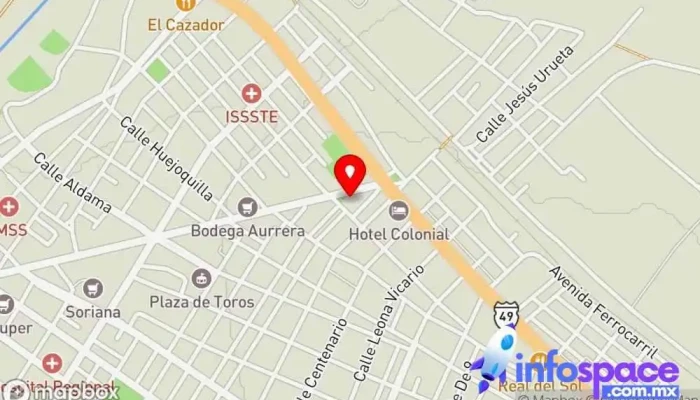 mapa de Grupo RIBA Empresa de medios de comunicación en José Mariano Jiménez