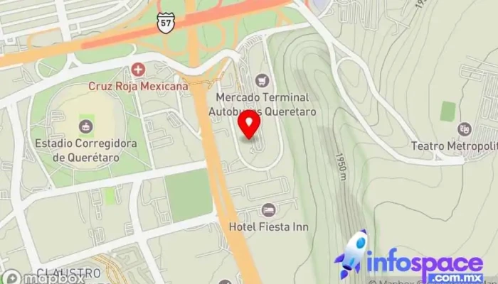 mapa de Grupo Senda Servicio de transporte en Santiago de Querétaro