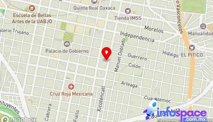 mapa de GRUPO VIDA INFORMATIVA S.A. Servicios legales en Oaxaca de Juárez
