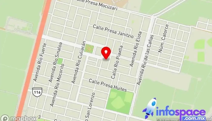 mapa de Gustavo Díaz Ordaz  en Gustavo Díaz Ordaz