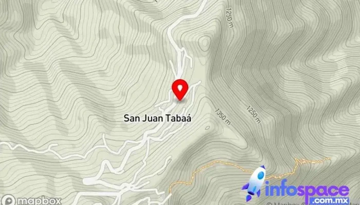 mapa de H. Ayuntamiento san juan tabaá Oficina de la Administración en San Juan Tabaá