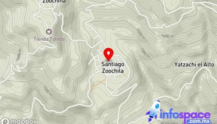 mapa de H.ayuntamiento santiago zoochila Oficina de la Administración en Santiago Zoochila