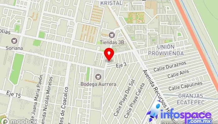 mapa de H&D servicios jurídicos integrales Oficinas de empresa en Alborada Jaltenco