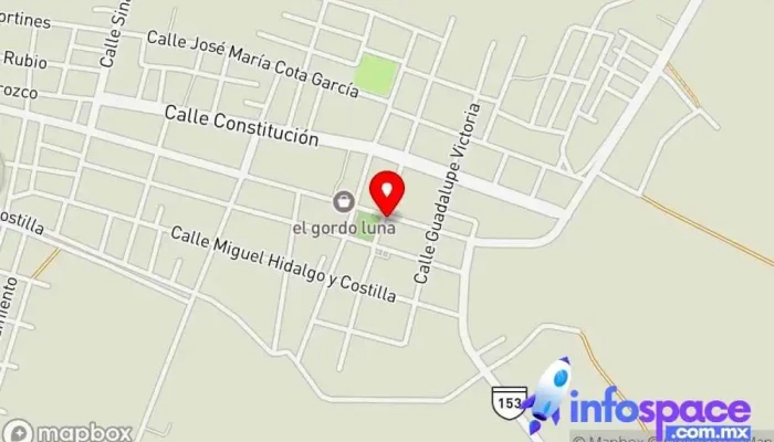 mapa de HIGUERAS ZARAGOZA Farmacia en Ahome