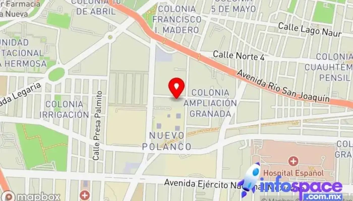 mapa de HITSS Solutions SA de CV Empresa de software en Miguel Hidalgo, Ciudad de México