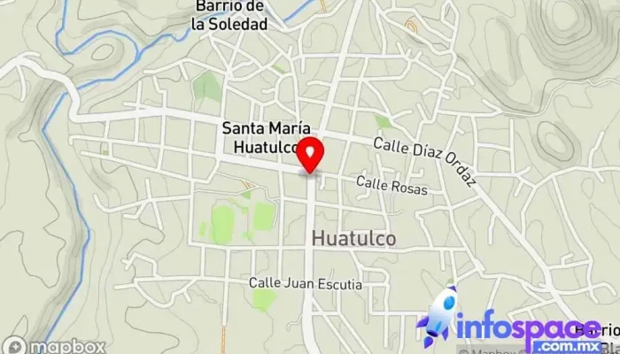 mapa de Huatulco 2000 Tranaporte de Pasajeros Servicio de transporte en Santa María Huatulco