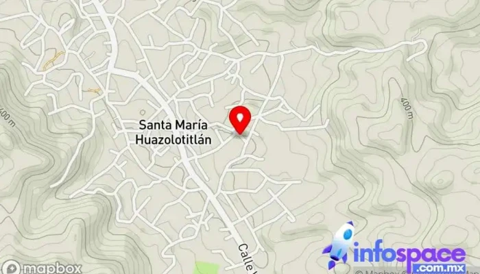 mapa de Huazolotitlan Oaxaca México Parque infantil en Santa María Huazolotitlán