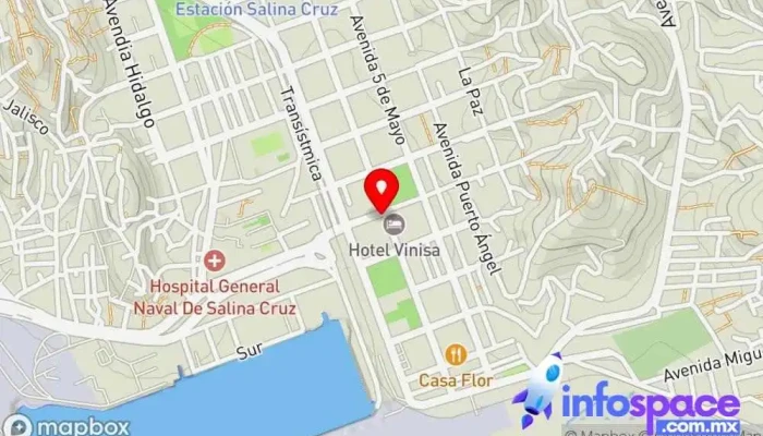 mapa de Icsi Oficinas de empresa en Salina Cruz