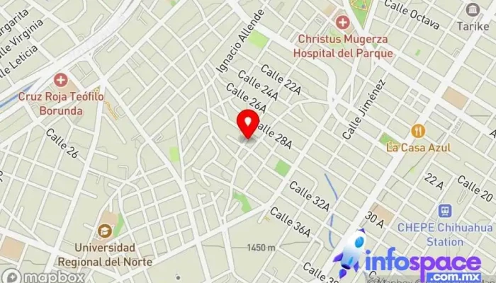 mapa de IDEECORP CONSULTORES CORPORATIVOS Asesor en Chihuahua