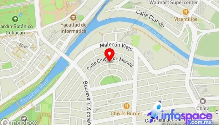 mapa de IDESK MÉXICO CULIACÁN Consultora informática en Culiacán Rosales