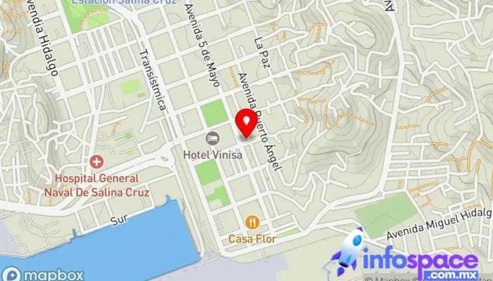 mapa de IDgT Servicios Digitales Oficinas de empresa en Salina Cruz