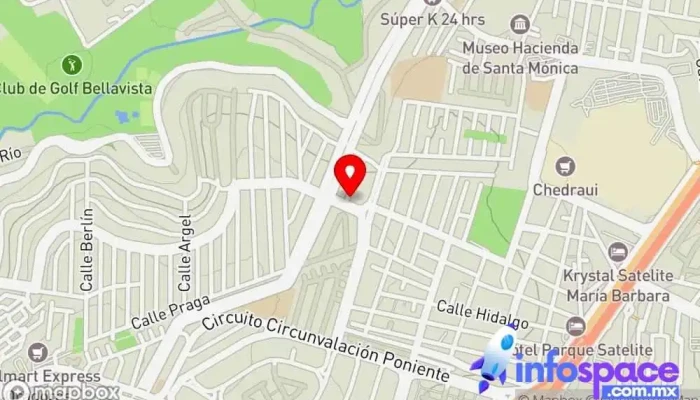 mapa de IDS IT Consultoría de México Empresa de software en Tlalnepantla